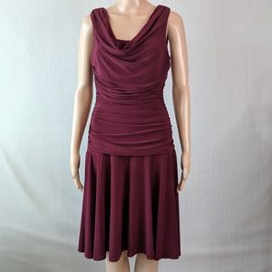 Maroon Red cocktail dress NWOT